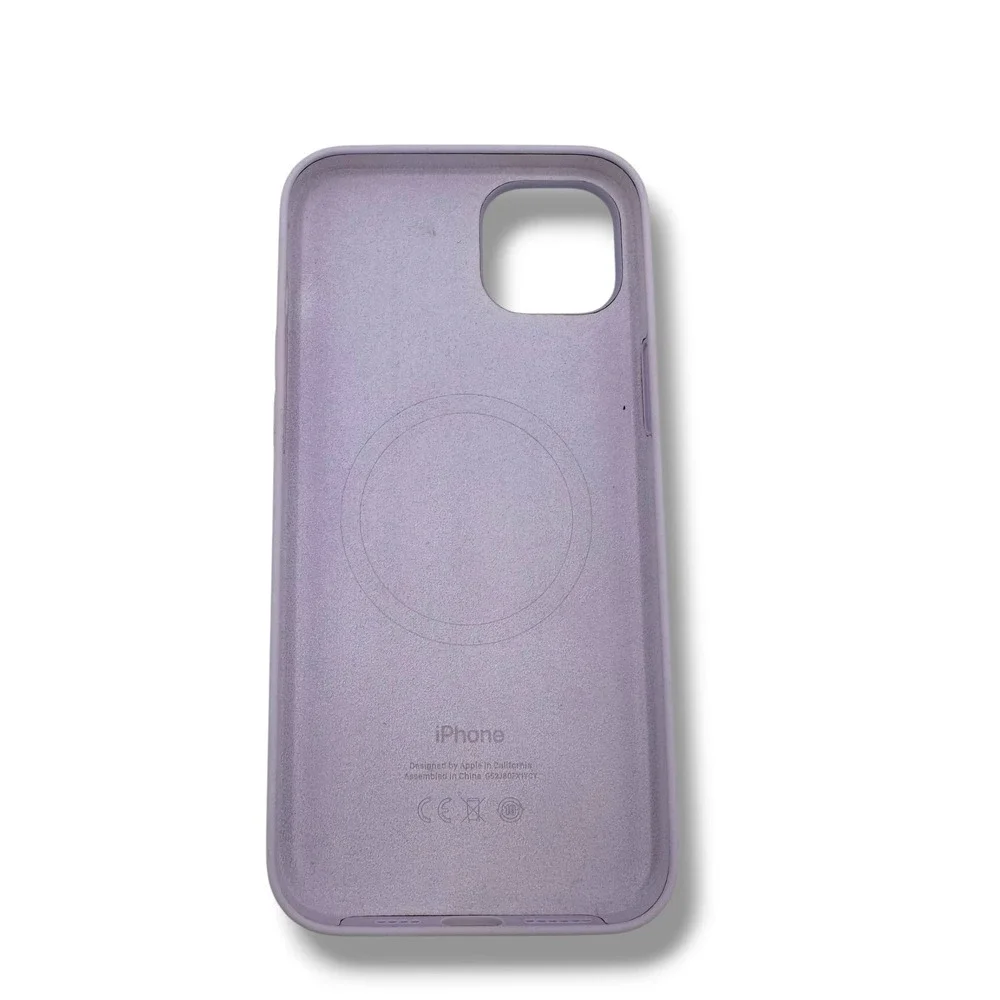 Apple iPhone 14 Plus Silicone Case Lilac MagSafe MPT83ZM/A Genuine Accessory